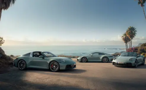 Porsche breidt 911 lijn uit met Carrera 4S, Carrera 4S Cabriolet en Targa 4S