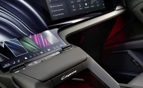 Nieuwe Cayenne krijgt het Porsche interieur van de toekomst